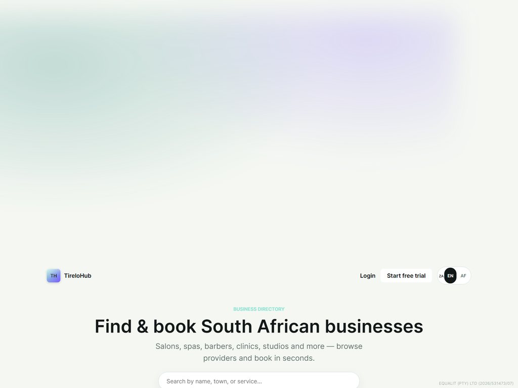 Find & book a business