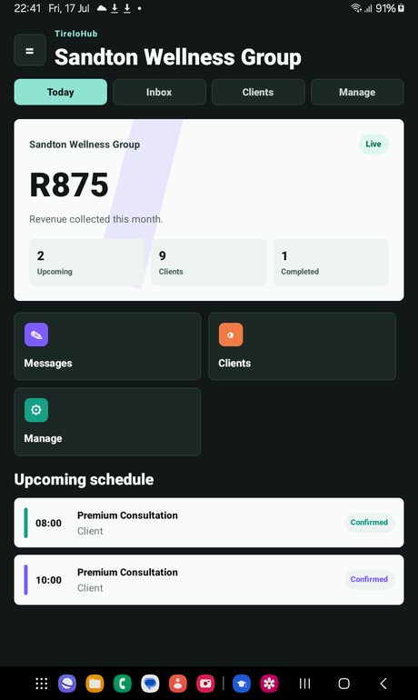 Run your business from the app