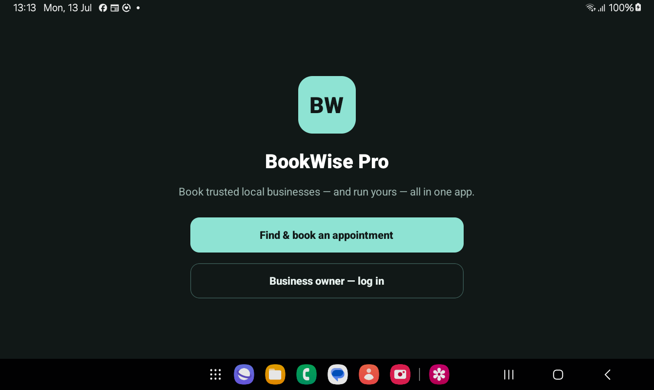 Using the mobile app
