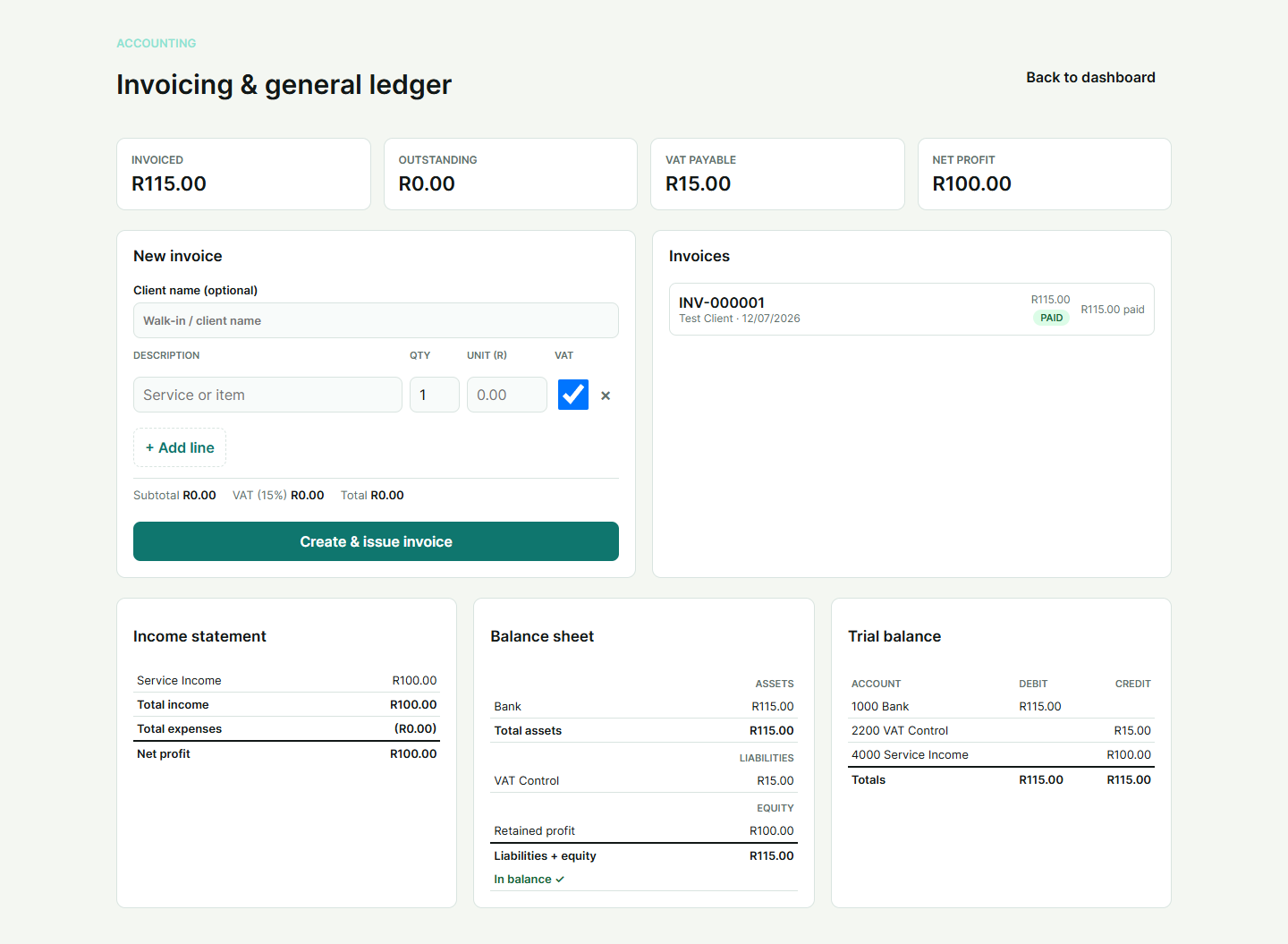 Insights & accounting
