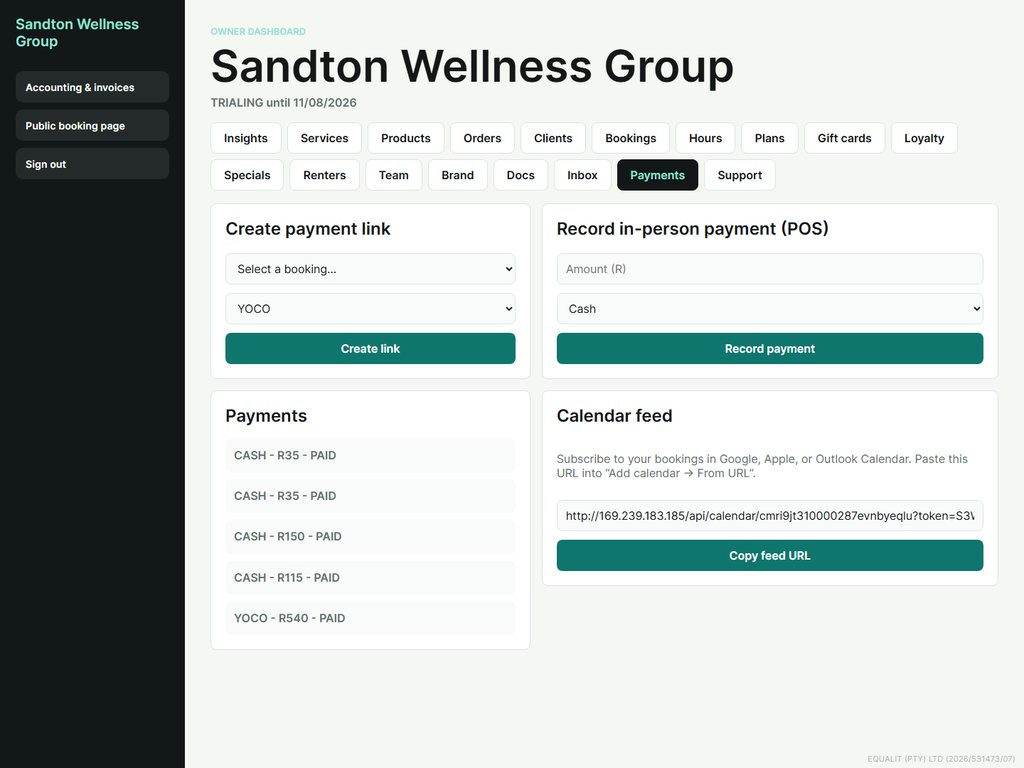 Payments & deposits (POS)